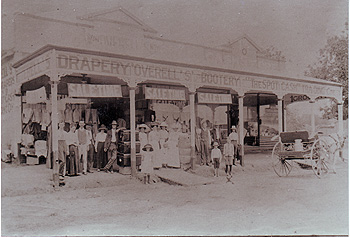 Overell's Drapery Store in the main street of Gayndah