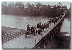The Governor of Queensland is escorted into Gayndah